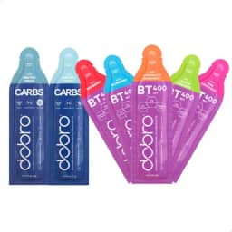 Starter Pack 7 Unidades, 5 Géis BT Nit Sabores Variados + 2 Carbs Neutro Fresh Com e Sem Cafeína