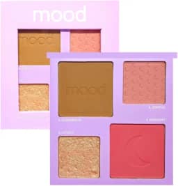 PALETA BLUSH CONTORNO E ILUMINADOR BEYOND WORDS MOOD HBF5861 RUBYROSE