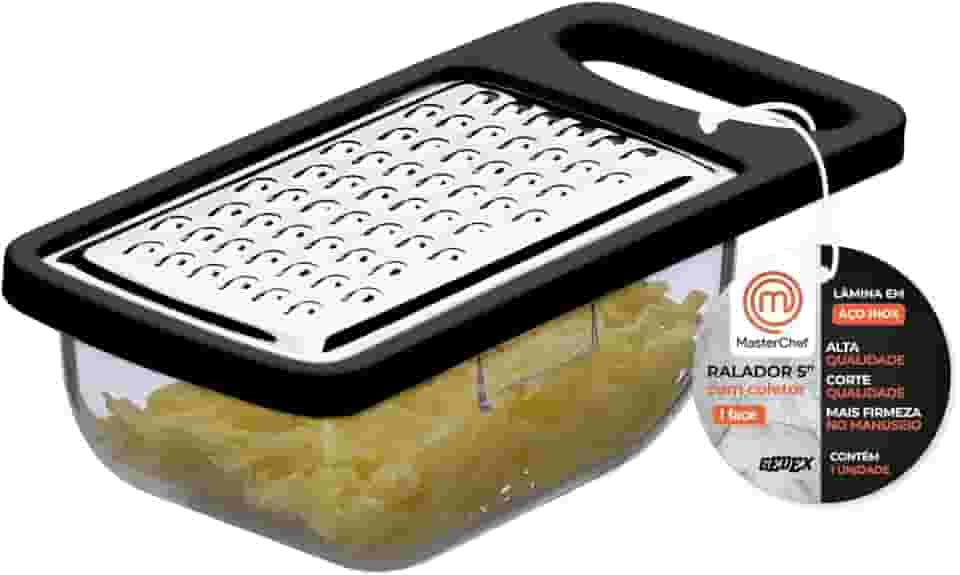 RALADOR 5' COM COLETOR - 1 FACE MASTERCHEF - CABO PRETO