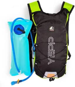 Mochila Hidratação Refil de Água 2L Impermeável Ciclismo Corrida Bik Bicicleta Cor:Verde