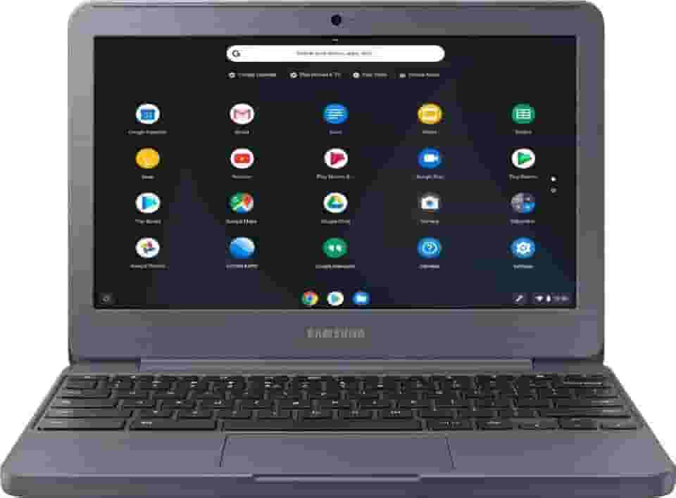SAMSUNG Chromebook 3 11,6' HD WLED Intel Celeron 4GB 32GB eMMC Chrome OS Laptop (Carvão)