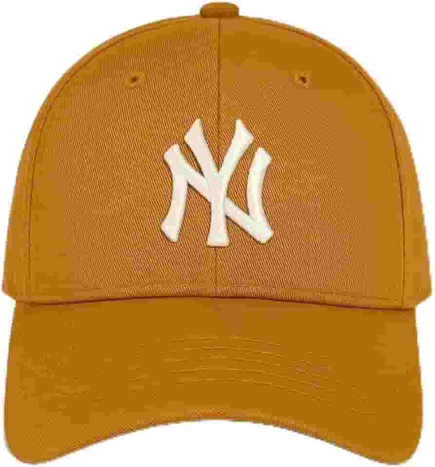 Boné Unissex Caramelo, Ajustável com Fecho, Bordado Branco, Casual e Esportivo