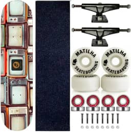 Skate Completo Montado Shape Matilha Skate Television 8.0