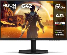 Monitor Gamer AOC AGON G42 24' 200Hz 0,3ms IPS HDR10 NVIDIA G-Sync 24G42HE