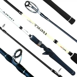 VARA P/CARRETILHA CARBONO EASY CAST LEGACY 8'0' (2,40M) - 20-40 LBS - 2 PARTES