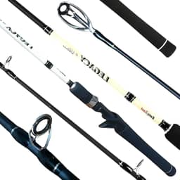 VARA PARA CARRETILHA CARBONO EASY CAST LEGACY 6'3" (1,90M) - 10-20 LBS - 2 PARTES