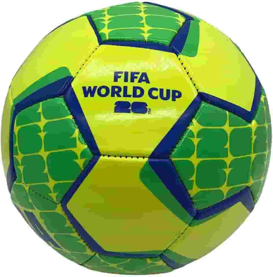 BOLA FUTEBOL FIFA Mundial Copa 2026 | LICENCIA FIFA® (Blanco-Azul-Verde, N°5