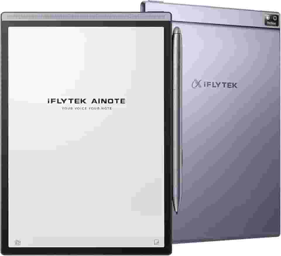 iflytek AINOTE Air 2 com caneta Stylus, tablet AI de 20,8 cm, para anotações, suporte para notebook digital, transcrição de voz para texto, bate-papo em vários idiomas para trabalho/reuniões/estudo