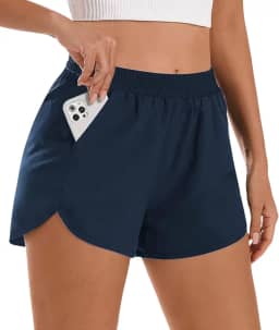 Short TACTEL FEMININO com bolso Corrida Academia Praia Verão 661