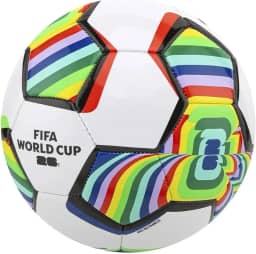 BOLA FUTEBOL FIFA Mundial Copa 2026 | LICENCIA FIFA® (Blanco-turquesa-Naranja, N°5