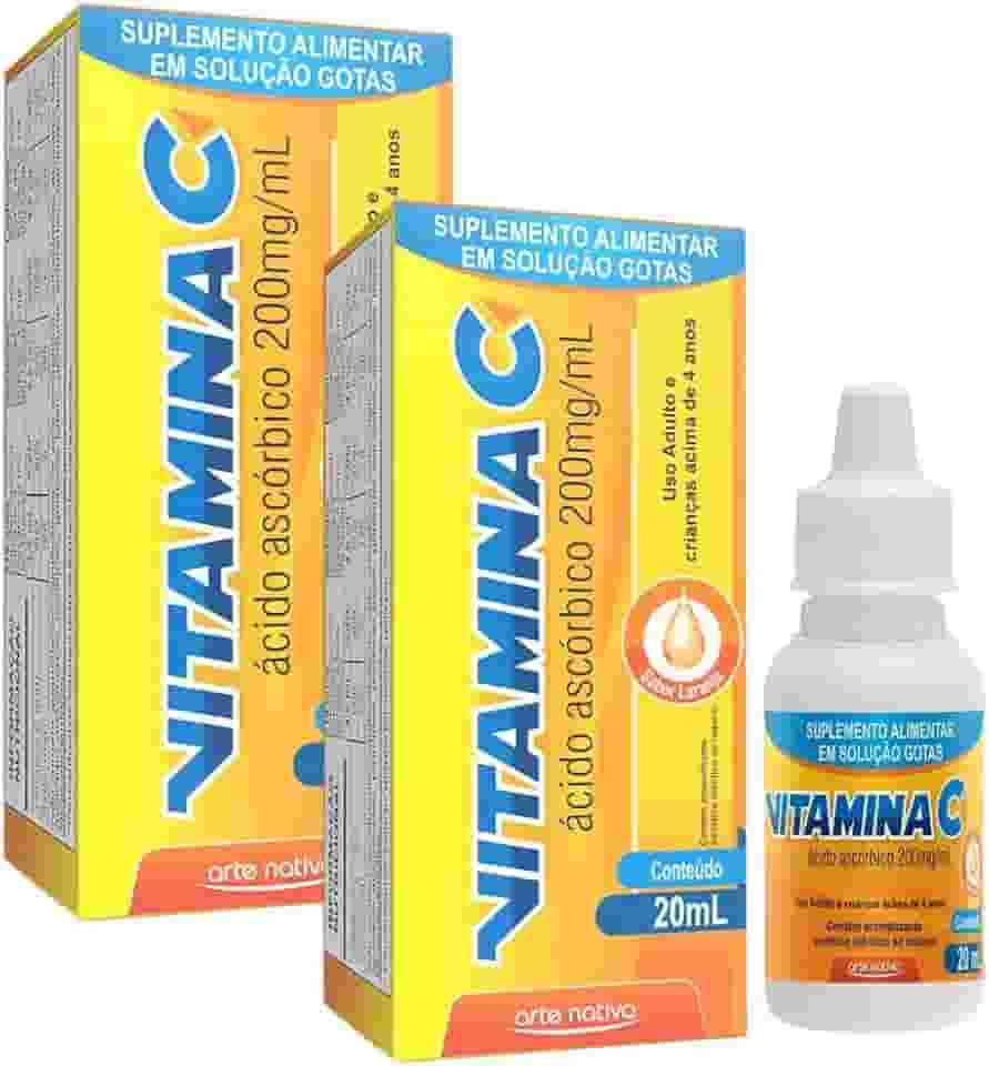 Vitamina C Infantil Em Gotas 2X20ml - Arte