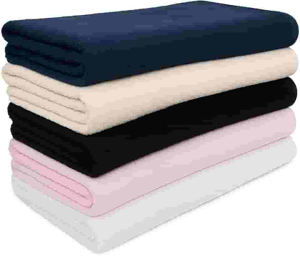 Toalha de Banho Gigante Adulto Macia 1,40 m x 70 cm Alta Absorção Luxo (Preto)