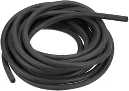 Tira de vedação, fita de borracha de esponja redonda sólida 30 cm x 0,48 cm de largura para juntas de porta, reparo de móveis, projetos DIY