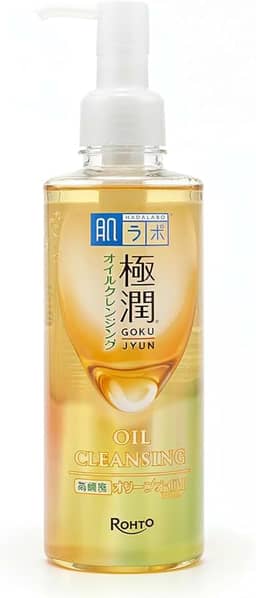 Gokujyun Oil Cleasing - Óleo Removedor de Maquiagem com Ácido Hialurônico 200ml, Hada Labo
