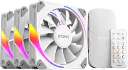 KIT COOLER FAN + CONTROLADORA PARA GABINETE 3UN SANGUE FRIO 3 ARGB WHITE GHOST 120MM PCYES - K3ARGBSF3WGBR