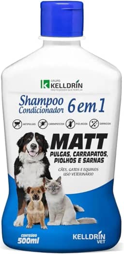 Shampoo e Condicionador Pet C�es e Gatos Kelldrin 2 em 1