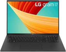 LG Notebook WQXGA de 17 polegadas, Intel Core i5-1350P com vPro 1.9GHz, 16GB RAM, 512GB SSD, Windows 11 Pro, Obsidian Black