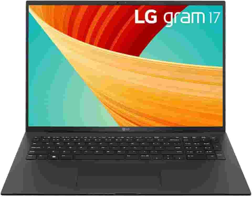LG Notebook WQXGA de 17 polegadas, Intel Core i5-1350P com vPro 1.9GHz, 16GB RAM, 512GB SSD, Windows 11 Pro, Obsidian Black