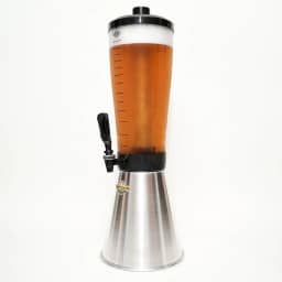 Torre De Chopp Cervejeira 3,5 L Copo Acrílico 2 Refil Aluminio