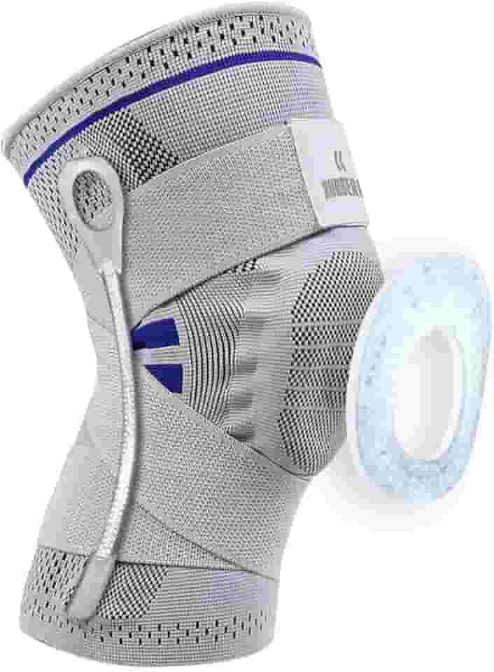 Joelheira de Compressão Profissional G Strap Academia Corrida Jiu Jitsu Esportes Para Proteção Recuperação do Joelho Rubber Fit