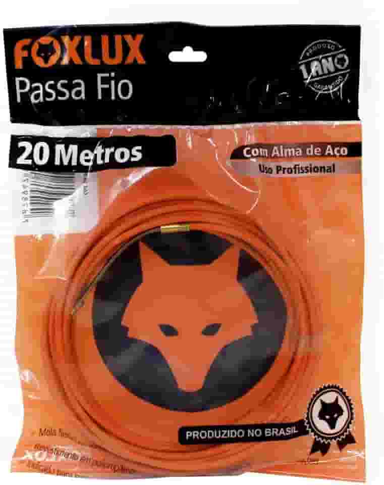 Foxlux Passa Fio Com Alma De Aço 20 Metros