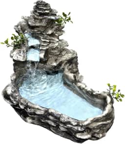 SHOP EVEREST - Fonte de Água Decorativa Cascata Laguinho Lago com Bomba Bivolt