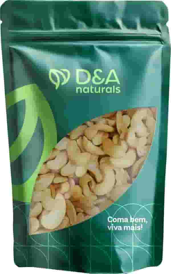 Castanhas de Cajú Torradas em Bandas Com Sal ou Sem Sal - 1kg (Com Sal)