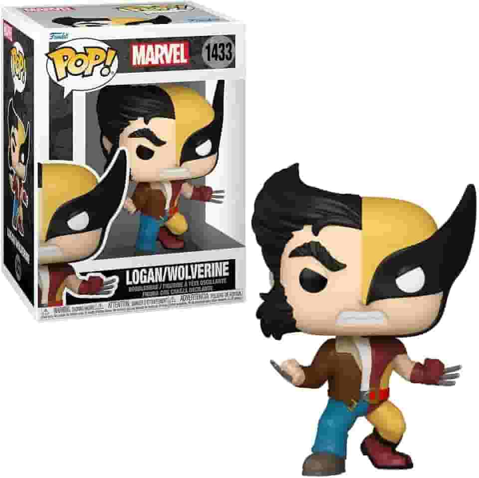 Boneco Funko Pop! Marvel Split - Logan/Wolverine