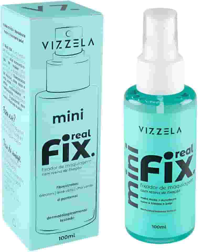 Mini Fixador de Maquiagem Real Fix Vizzela 100ml