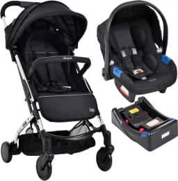 Carrinho de Bebe Bebe Conforto Base Burigotto Zap Metal Prata