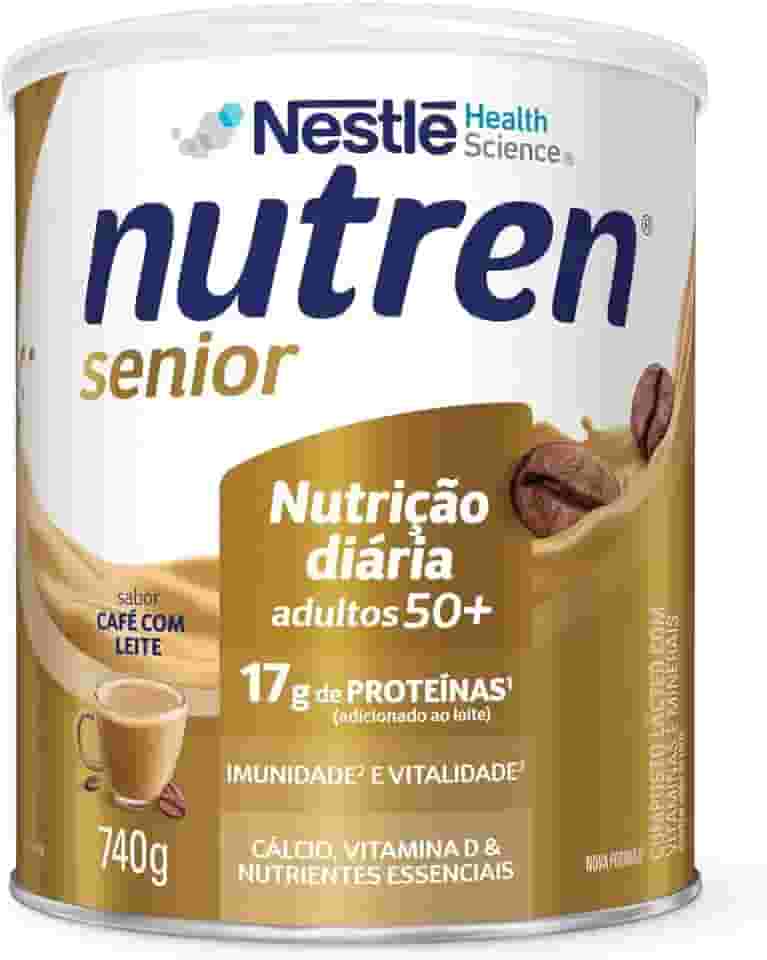 Complemento Alimentar Nutren Senior, Café com Leite, 740g