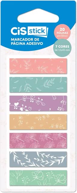 CIS Boho ST0502 Marcadores Página 7 modelos 45x12mm - 20 folhas por bloco