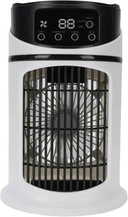 Mini Air Condicionador de Ministério do Ar, 4 Em 1 Design, 7 Luz Noturna Colorida, Baixo Ruído, 6 Engrenagens Velocidade de 300 Ml de Grande Capacidade Tanque de água