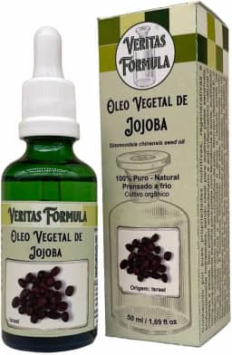 Óleo Vegetal de Jojoba Prensado a Frio – 100% Puro e Natural | Hidratação para Pele, Cabelos e Unhas | Vegano – 50ml | Origem Israel