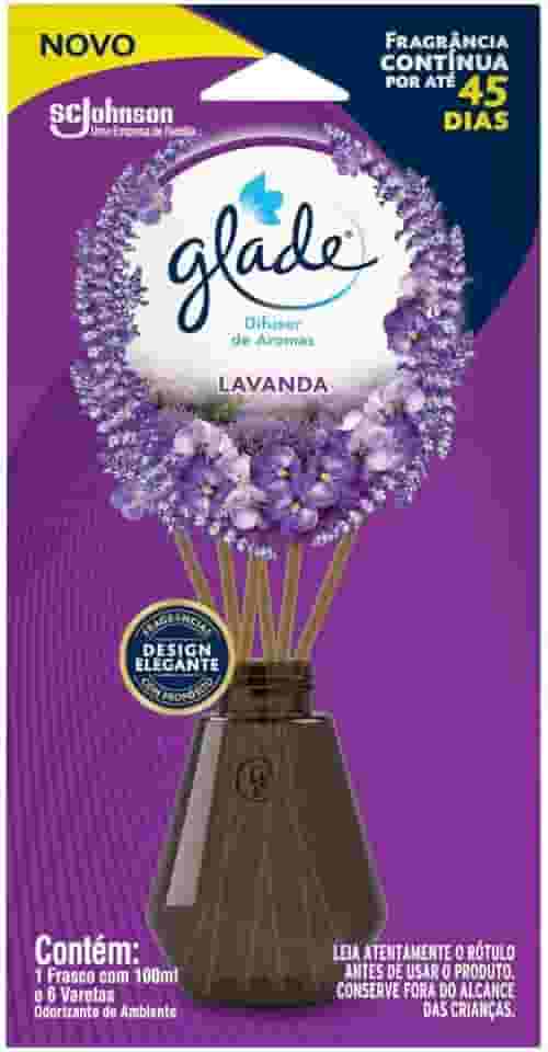 Glade Difusor de Ambiente, Lavanda, 6 Varetas, 100ml