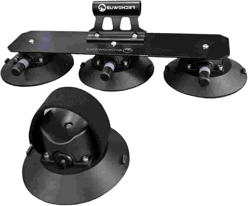 kowaku Suporte de bicicleta com ventosa para teto de carro, universal, fácil de instalar, em liga de alumínio, para bicicletas.