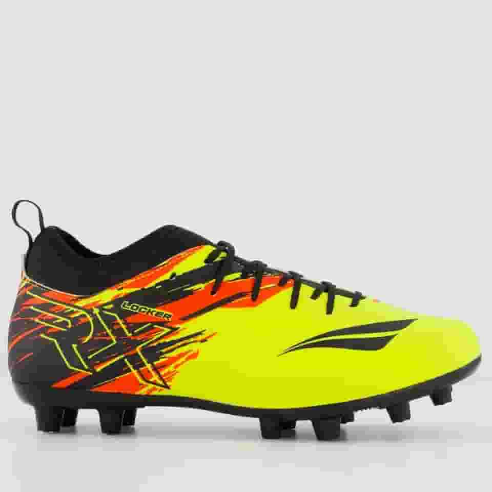 Chuteira Penalty RX Locker Y-4 Campo Amarela e Preta