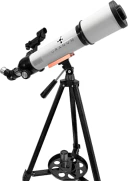 Telescópio Refrator 70/500mm Virgo Observar Universo Noturno Fotos Qualidade Acessórios Pratico Leve Montagem Azimutal