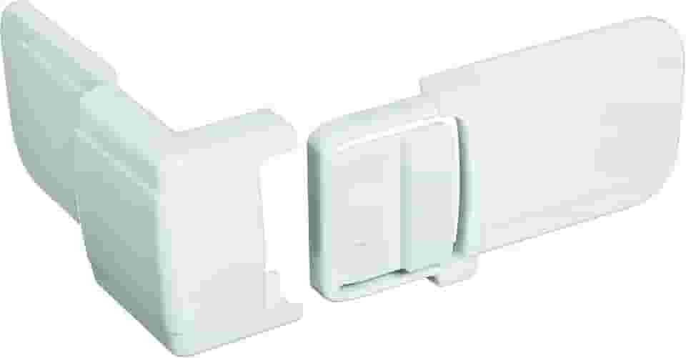 Trava de Segurança, para Canto de Gaveta, Branco, Ordene