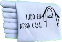 Pano de Prato Memes Kit 10 unidades Pano de Copa Cozinha Guardanapo Louça