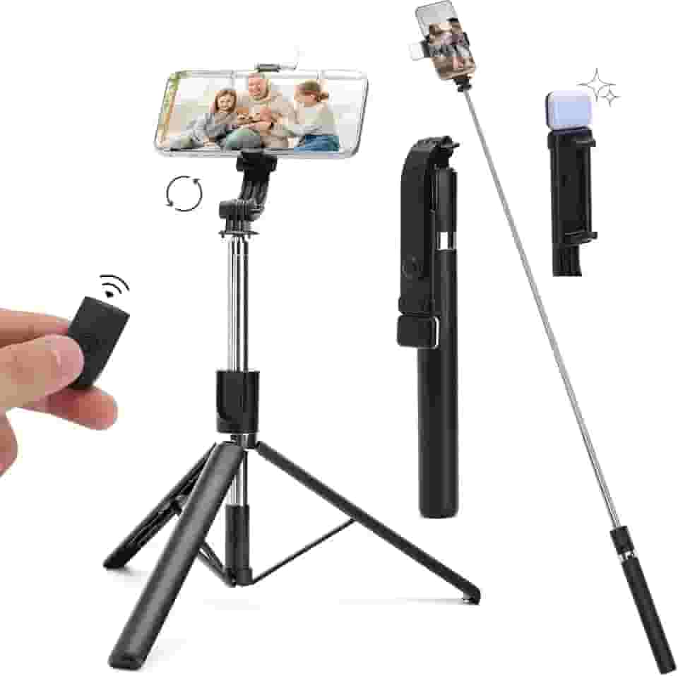Tripe Para Celular, Tripé para Celular, Tripé, Pau De Selfie, Gimbal, Tripé Para Celular Portátil, Pau De Self, Bastão De Selfie, Selfie Stick, Estabilizador Celular Três Eixos