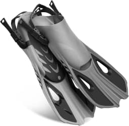 Nadadeira Natação, Pe de Pato Natação, Pe de Pato, Nadadeira Mergulho, Ajustável, Mergulho com Snorkel e Body Surf, para Iniciantes e Mergulhadores