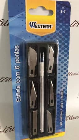 Estilete Especial, Western, Precisão, 6 Pontas, 13 cm