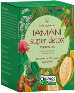Chá Iamaní Super Detox Ayurveda Orgânico 15 sachês