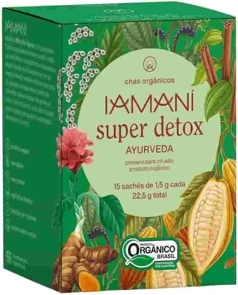 Chá Iamaní Super Detox Ayurveda Orgânico 15 sachês