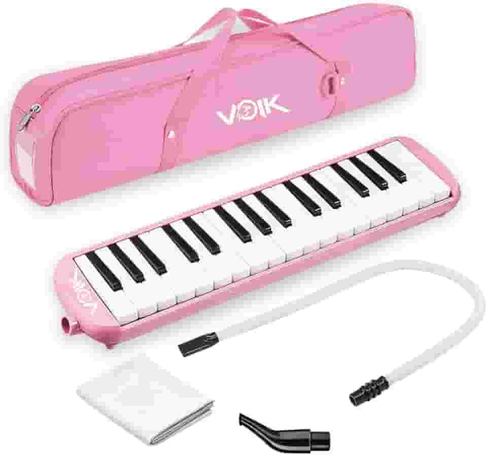 Escaleta 32 Teclas Rosa Voik EM-32 Profissional C/Capa