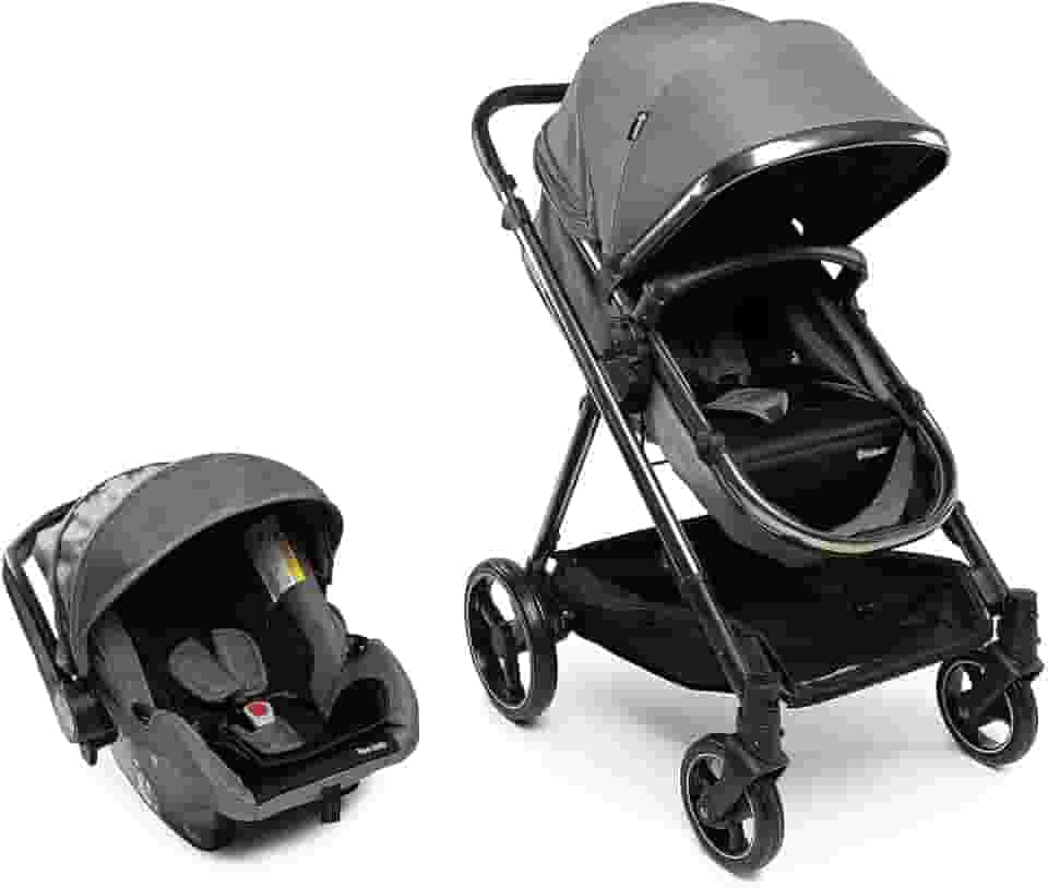 Travel System Safety 1st, Discover Duo, 0 a 15kg, Grey Chrome