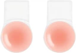 Sutiã Adesivo Realçador de Seios Par Protetor De Mamilo Levanta Peito Aréola Flexível Reutilizável Lavável Adesivo