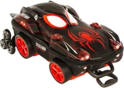 Mala Infantil Homem Aranha 3D com Rodinhas, 20L, Design moderno, Preta