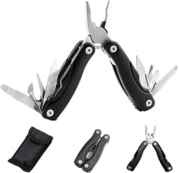 Multitool, 14 em 1 Alicate Multifuncional, Ferramenta Múltipla, Aço Inoxidável Multiferramenta, Canivete Multiuso, Atividades ao Ar Livre, Acampamento